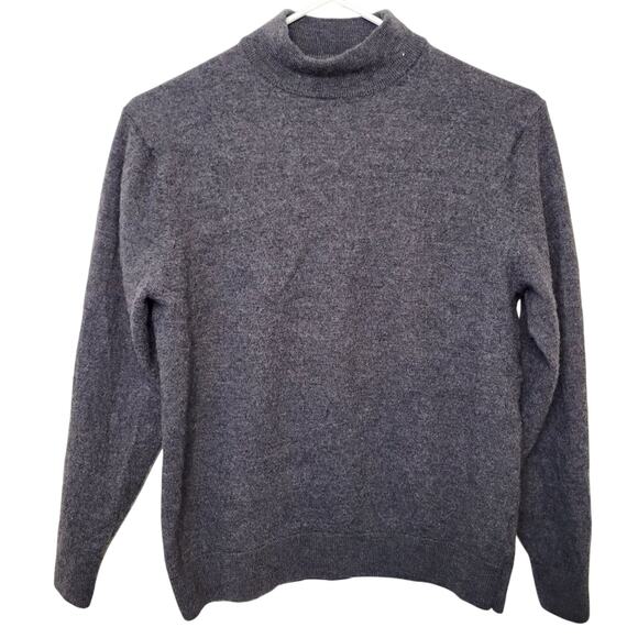 Turnbury Extra Fine Merino Wool Turtleneck Sweater Large - Picture 1 of 6